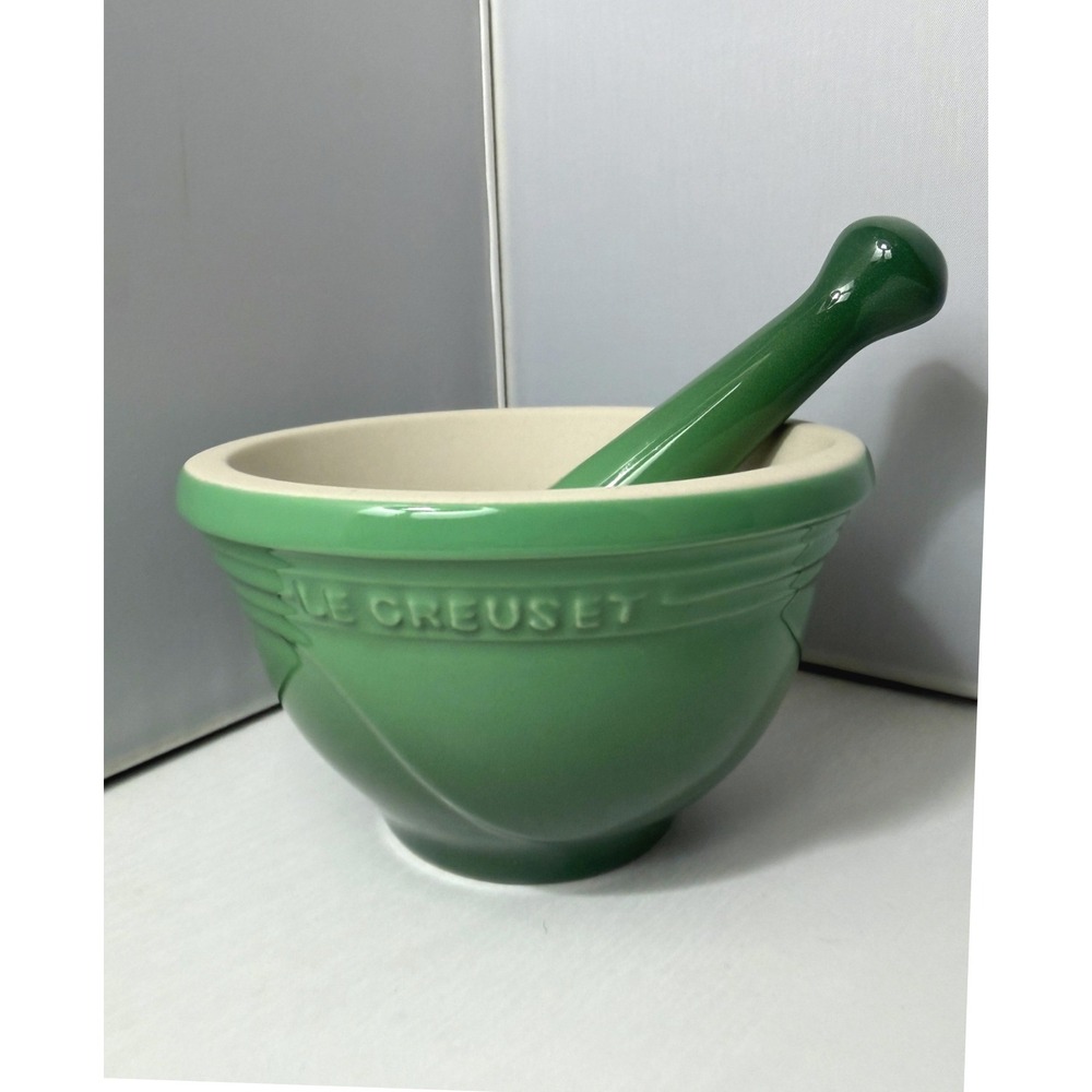 Le Creuset Mortar Pestle Green